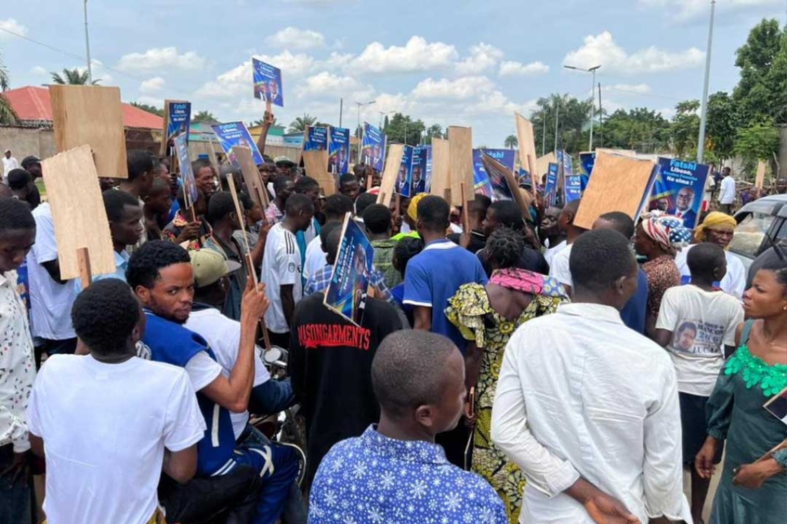 Mobilisation accrue de Doudou Fwamba à Kananga en faveur du Chef de l’État