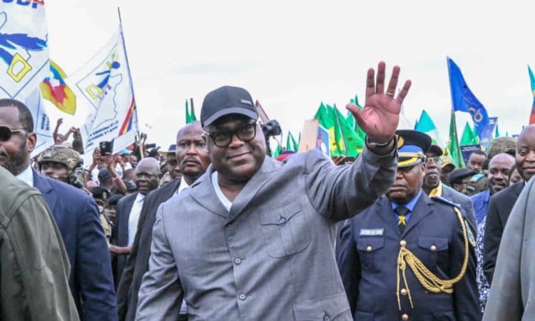 Le Président Félix Tshisekedi accueilli en souverain à Kikwit